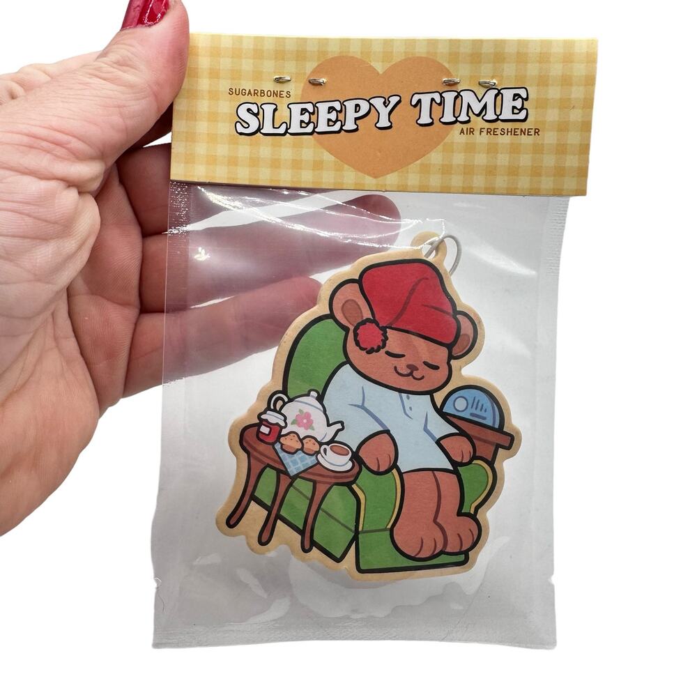 Sugarbones Sleepytime Bear Patreon Air freshener December 2023